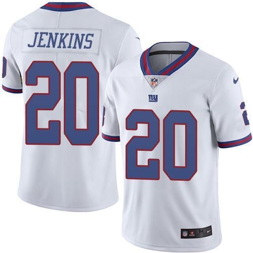 Men New York Giants #20 Janoris Jenkins Nike White Limited NFL Jersey